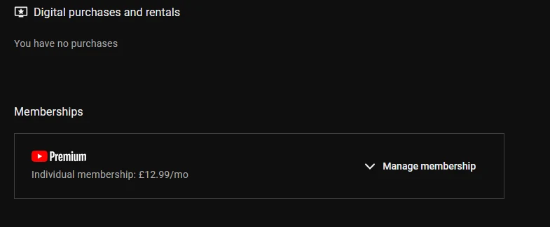 YouTube Premium [NO ADS - 1 Month]